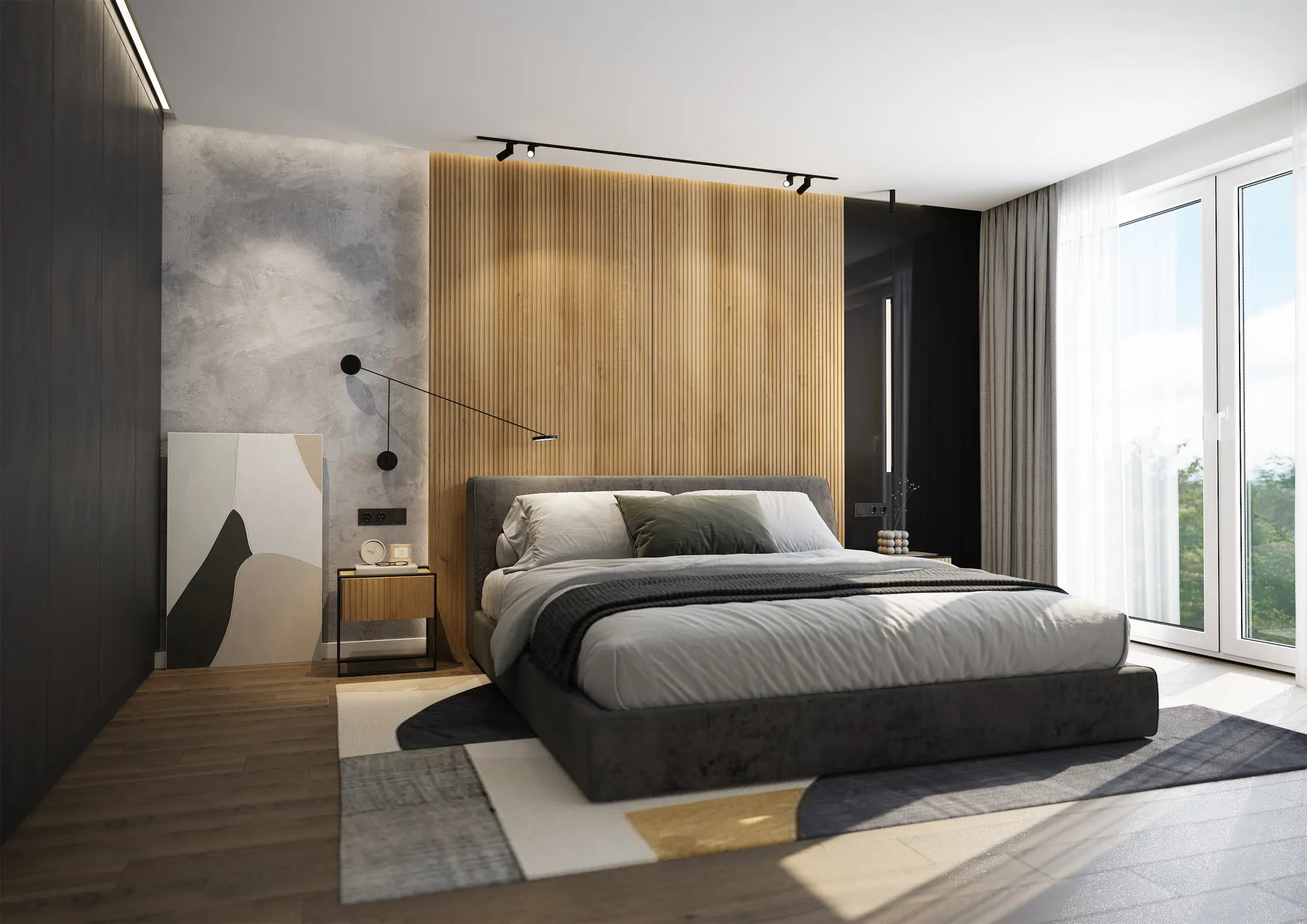 Wandpaneele für das Schlafzimmer